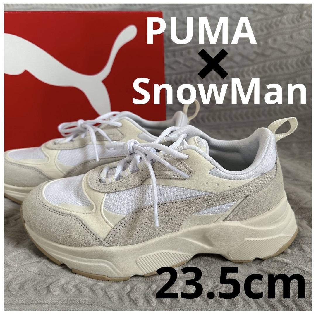 PUMA(プーマ)の【PUMA×SnowMan】カッシア SFS 01WHT/WHT ホワイト レディースの靴/シューズ(スニーカー)の商品写真