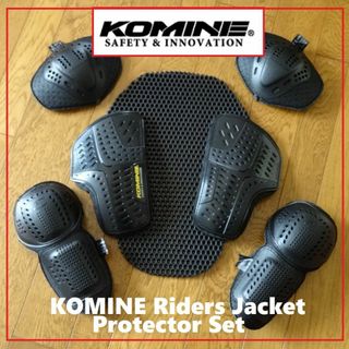 コミネ(KOMINE)の送料込 美品★KOMINE ライディング ジャケット プロテクター 一式(装備/装具)