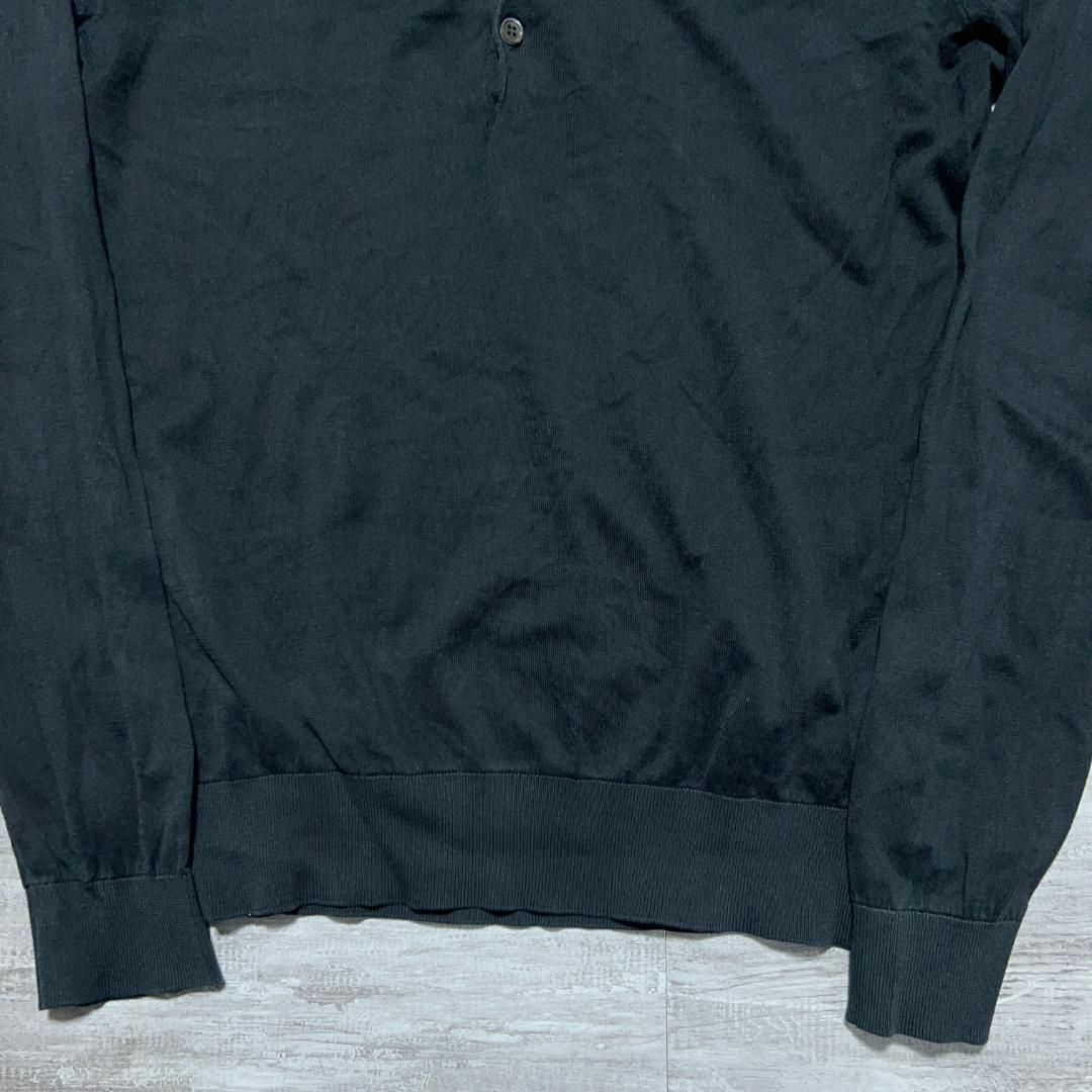 JOHN SMEDLEY(ジョンスメドレー)の美品 英国製 JOHN SMEDLEY ジョンスメドレー コットンセーター 薄手 メンズのトップス(ニット/セーター)の商品写真