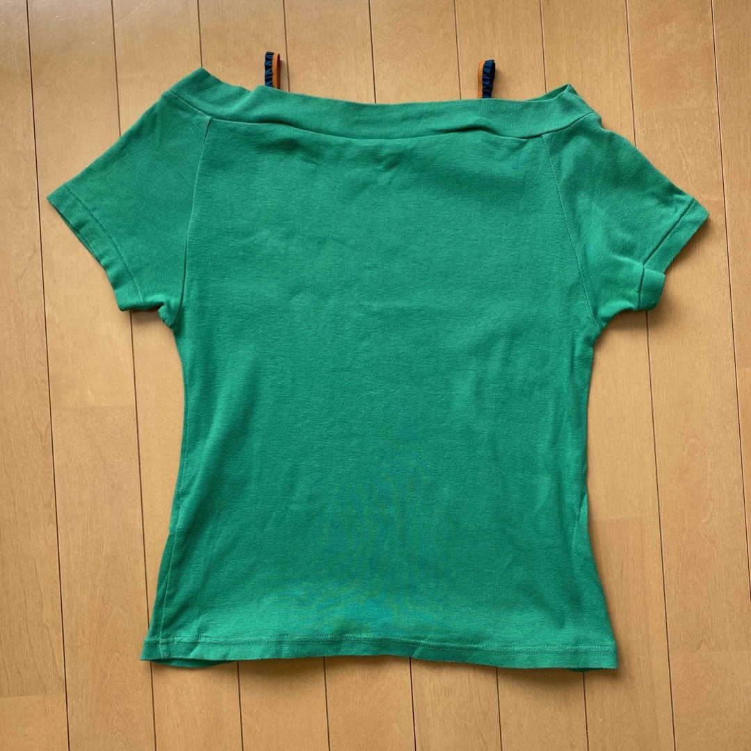 Tシャツ　オフショル　M レディースのトップス(Tシャツ(半袖/袖なし))の商品写真