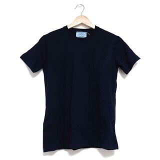 プラダ(PRADA)のPRADA(プラダ) 半袖Tシャツ サイズS レディース - ダークネイビー(Tシャツ(半袖/袖なし))