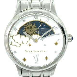 スタージュエリー(STAR JEWELRY)のSTAR JEWELRY(スタージュエリー) 腕時計 DAY&NIGHT 2SW1000 レディース ホワイトシェル×黒×ゴールド(腕時計)