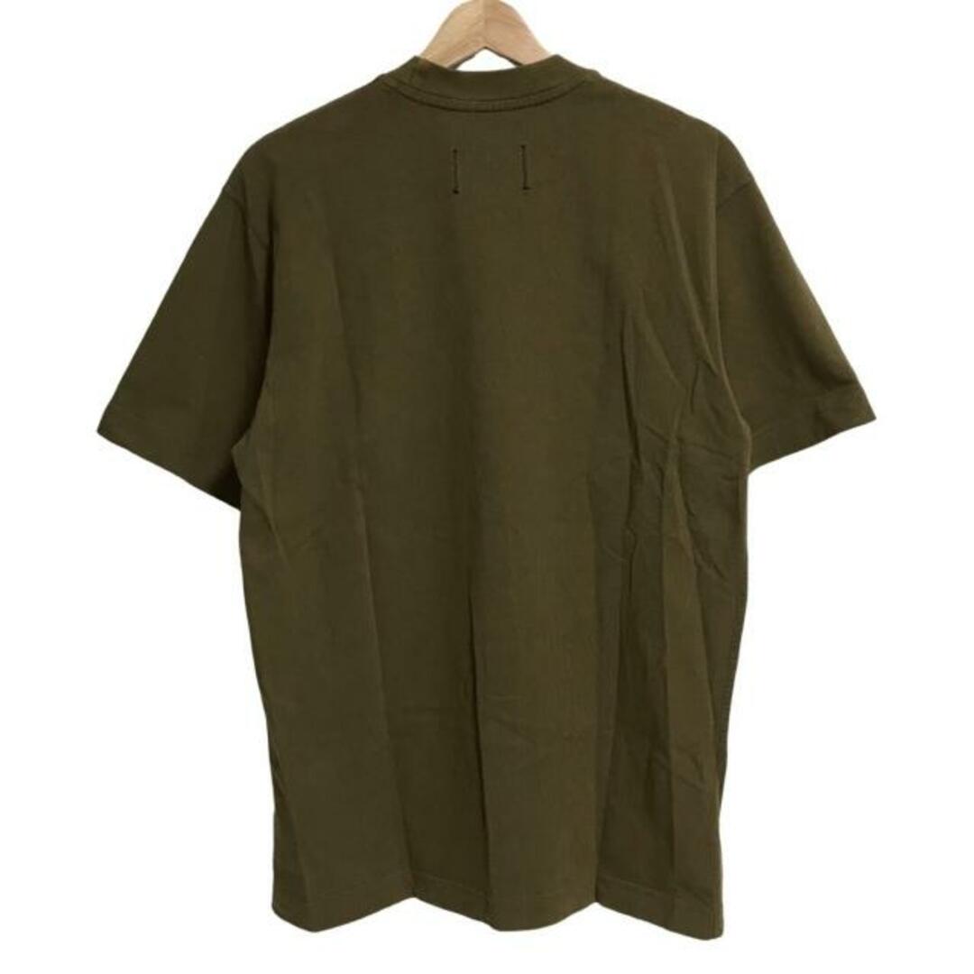 REIGNING CHAMP(レイニングチャンプ) 半袖Tシャツ サイズS メンズ - カーキ クルーネック メンズのトップス(Tシャツ/カットソー(半袖/袖なし))の商品写真