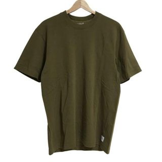 REIGNING CHAMP(レイニングチャンプ) 半袖Tシャツ サイズS メンズ - カーキ クルーネック(Tシャツ/カットソー(半袖/袖なし))