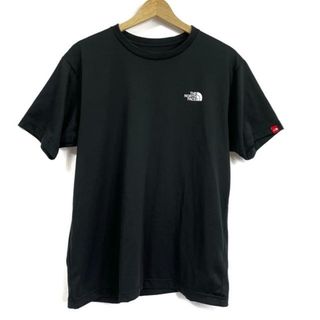 ザノースフェイス(THE NORTH FACE)のTHE NORTH FACE(ノースフェイス) 半袖Tシャツ サイズL メンズ美品  - 黒×ブラウン×マルチ クルーネック(Tシャツ/カットソー(半袖/袖なし))