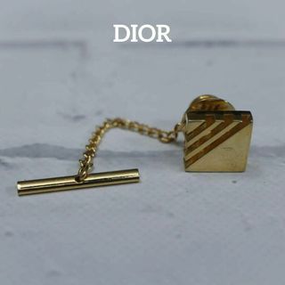 クリスチャンディオール(Christian Dior)の【匿名配送】DIOR ディオール ブローチ ゴールド ロゴ ヴィンテージ 2(カフリンクス)