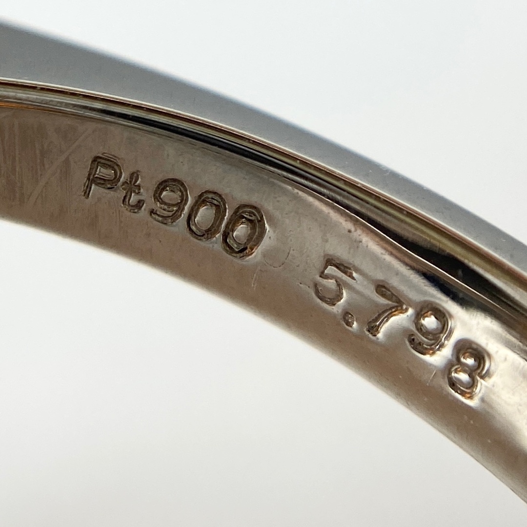 【リメイク】ファイアオパール デザインリング 13.5号 Pt900 【中古】 レディースのアクセサリー(リング(指輪))の商品写真
