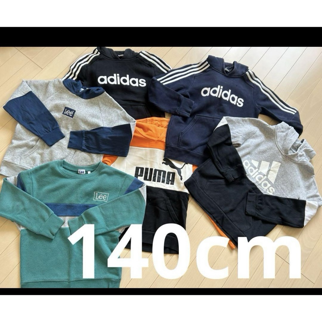 adidas(アディダス)の子供服　130 140 150 9点 まとめ売り アディダス プーマ NIKE キッズ/ベビー/マタニティのキッズ服男の子用(90cm~)(Tシャツ/カットソー)の商品写真