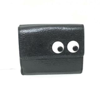 アニヤハインドマーチ(ANYA HINDMARCH)のAnya Hindmarch(アニヤハインドマーチ) 3つ折り財布 アイズ 142670 黒×白 レザー(財布)