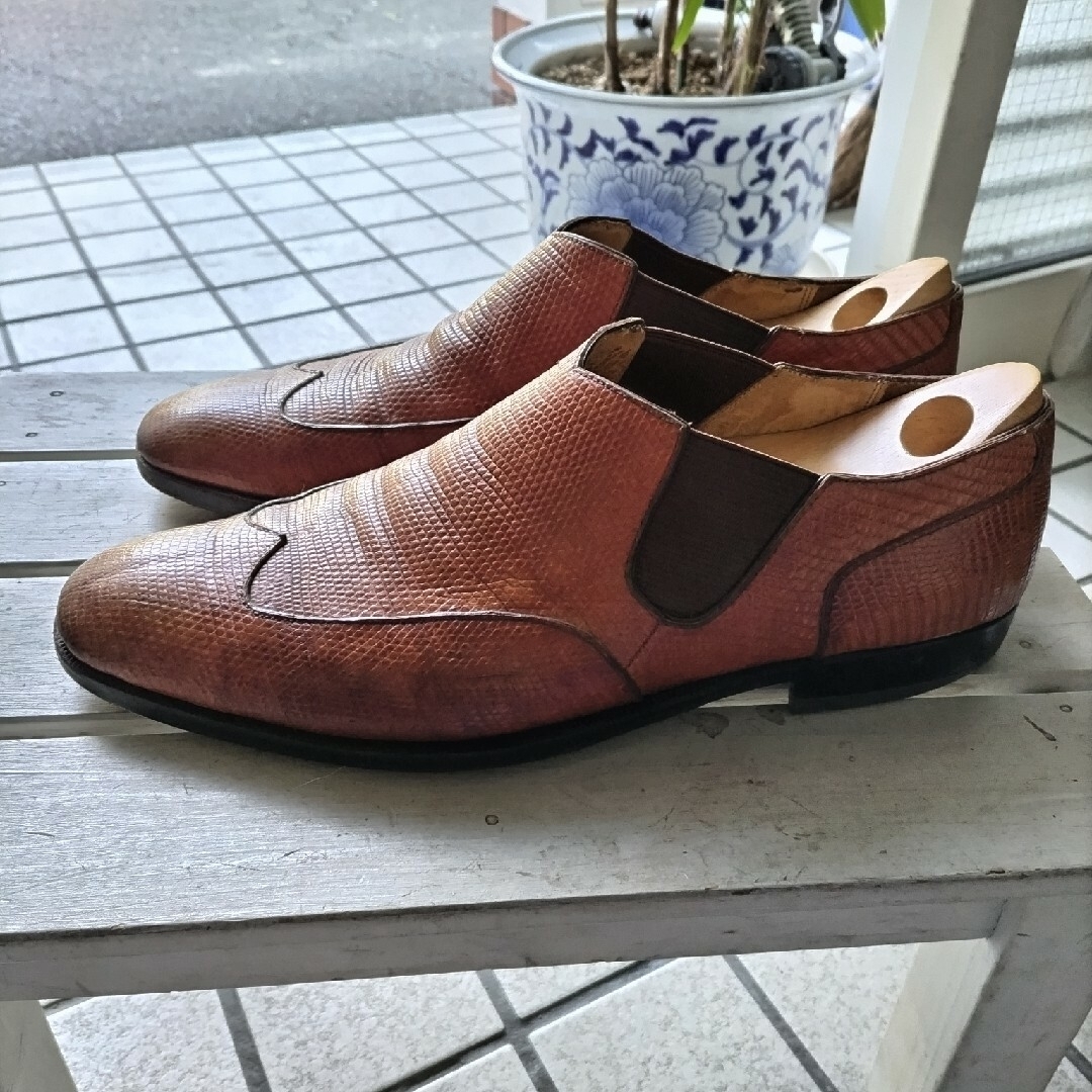 希少美品 40.5 Le Yucca's SLIT SLIP ON サイドゴア 希少美品 40.5 Le Yucca's SLIT SLIP ON サイドゴア