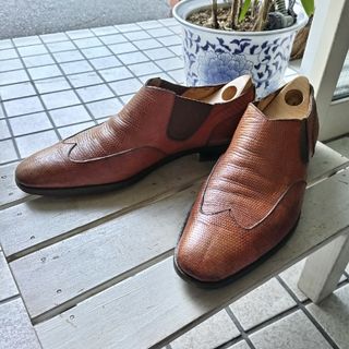 エンツォボナフェ(ENZO BONAFE)の希少美品 40.5 Le Yucca's SLIT SLIP ON サイドゴア(ドレス/ビジネス)