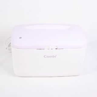 コンビ(combi)のCombi 　コンビ　おしりふき ウォーマー　ラベンダー　白(ベビーおしりふき)