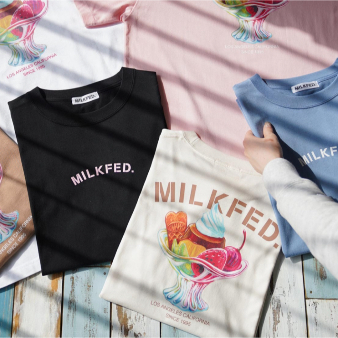 MILKFED.(ミルクフェド)のMILKFED.パフェTシャツ レディースのトップス(Tシャツ(半袖/袖なし))の商品写真