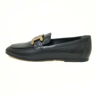 トッズ(TOD'S)のTOD'S(トッズ) ローファー 36 レディース美品  ケイト レザー ローファー XXW79A0DD00NF5B999 黒 レザー(ローファー/革靴)