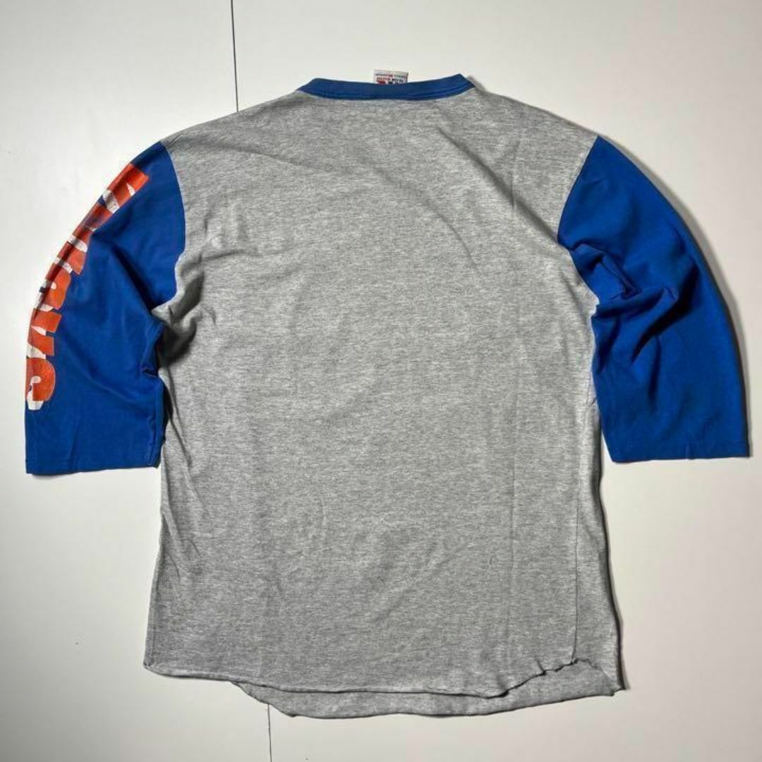 【NBA】90sNewYorkNicksニューヨークニックスラグラン　ストリート メンズのトップス(Tシャツ/カットソー(七分/長袖))の商品写真