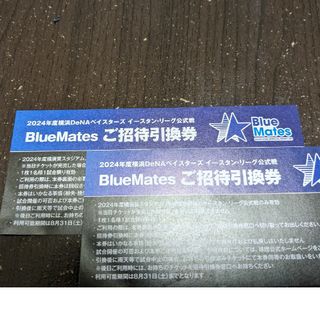 横浜DeNAベイスターズ　イースタン・リーグ公式戦　ご招待引換券　2枚(野球)