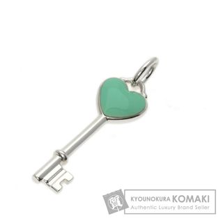 ティファニー(Tiffany & Co.)のTIFFANY&Co. ハートキー エナメル チャーム ペンダントトップ SV レディース(その他)