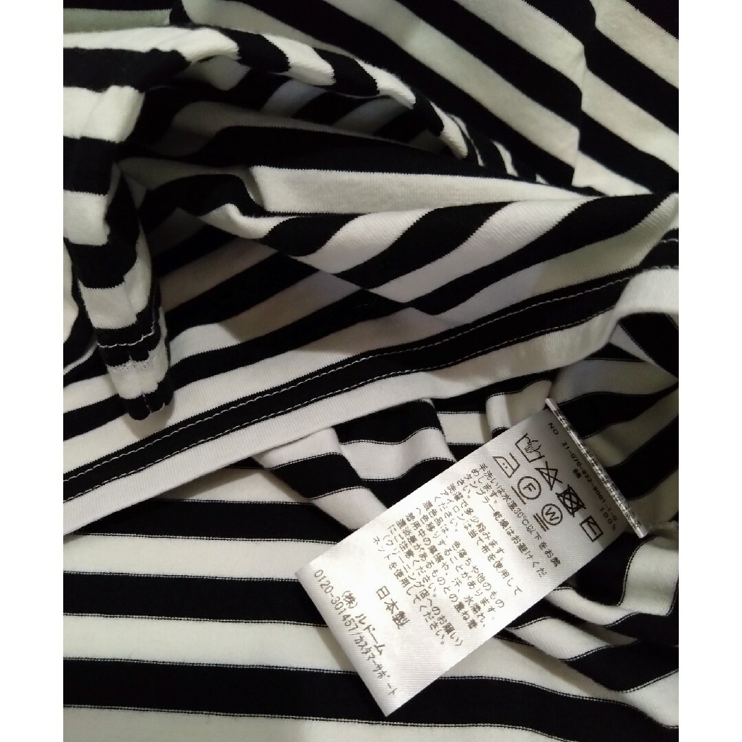 Plage(プラージュ)の新品 plage プラージュ R'IAM FEMININEボーダーTシャツ BK レディースのトップス(カットソー(長袖/七分))の商品写真