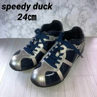 スピーディダック(SPEEDY DUCK)の美品　speedy duck スニーカー　24㎝(スニーカー)