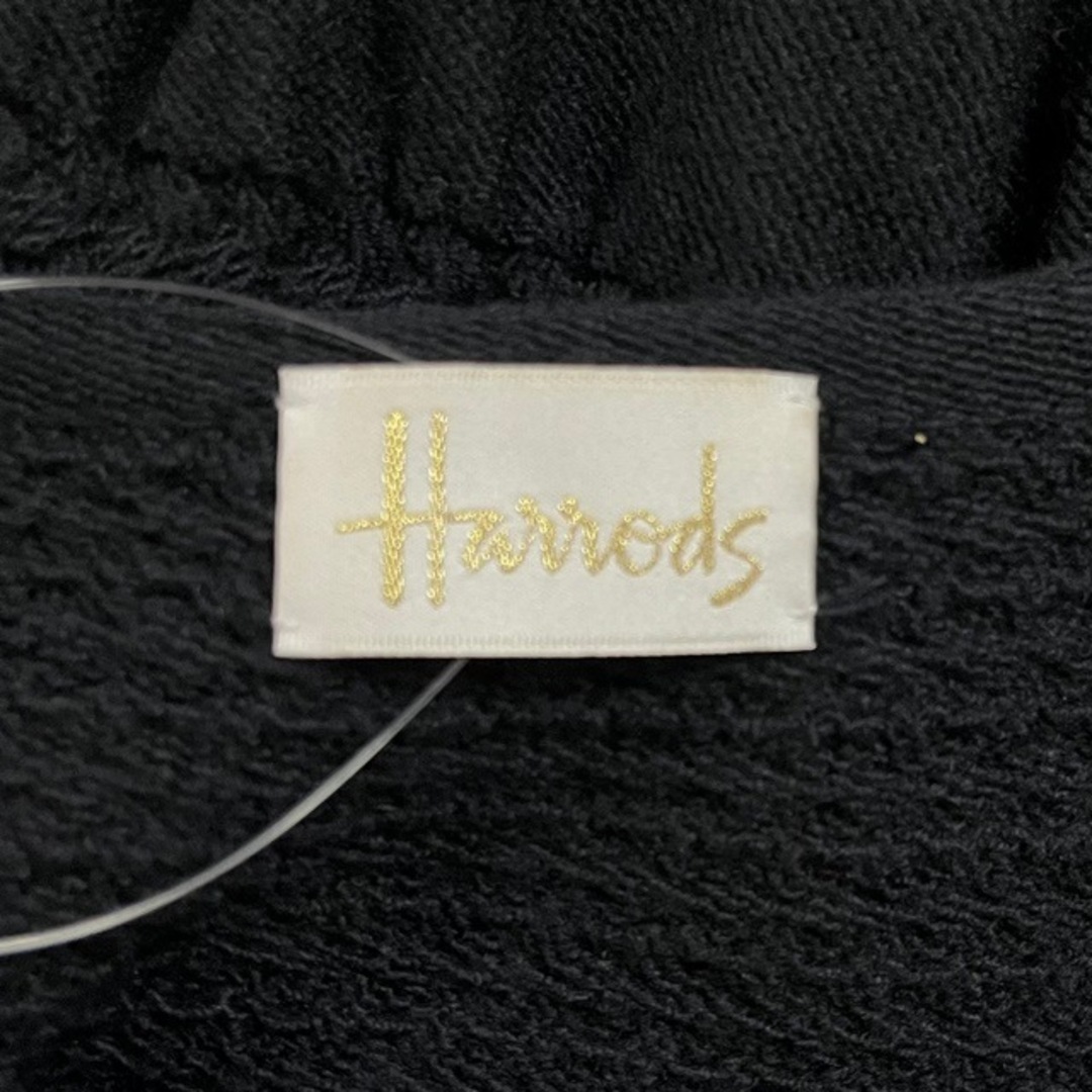 Harrods(ハロッズ)のHARRODS(ハロッズ) カーディガン レディース美品  - 黒 長袖 レディースのトップス(カーディガン)の商品写真