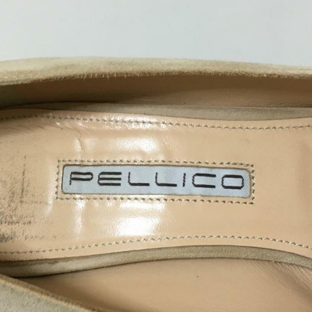 PELLICO(ペリーコ)のPELLICO(ペリーコ) パンプス 36 レディース - ベージュ アウトソール張替済 スエード レディースの靴/シューズ(ハイヒール/パンプス)の商品写真