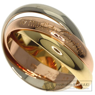 カルティエ(Cartier)のCARTIER トリニティ #53 リング・指輪 K18YG K18WG K18PG レディース(リング(指輪))