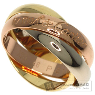 カルティエ(Cartier)のCARTIER トリニティ #46 リング・指輪 K18YG K18WG K18PG レディース(リング(指輪))