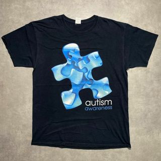 autism awareness 世界自閉症啓発記念日Tシャツ Lサイズ(Tシャツ/カットソー(半袖/袖なし))