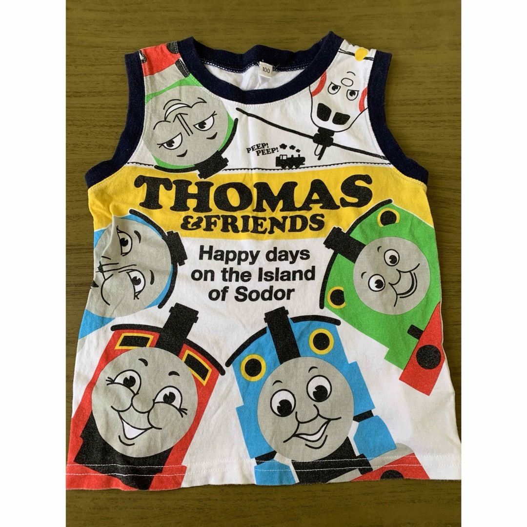 THOMAS(トーマス)のトーマス ノースリーブ 100 タンクトップ キッズ/ベビー/マタニティのキッズ服男の子用(90cm~)(Tシャツ/カットソー)の商品写真