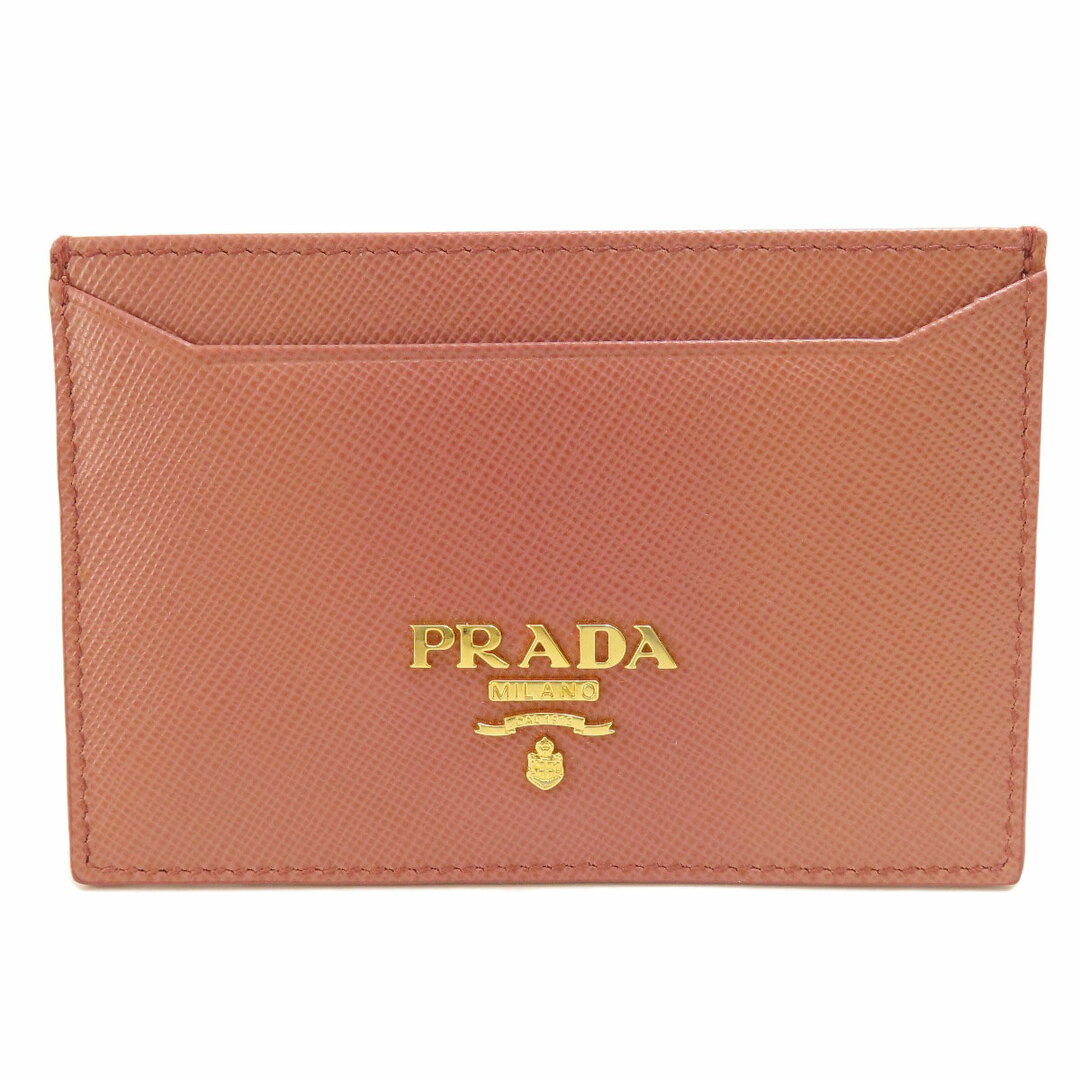 PRADA(プラダ)のPRADA ロゴ金具 サフィアーノ カードケース レザー レディース レディースのファッション小物(名刺入れ/定期入れ)の商品写真