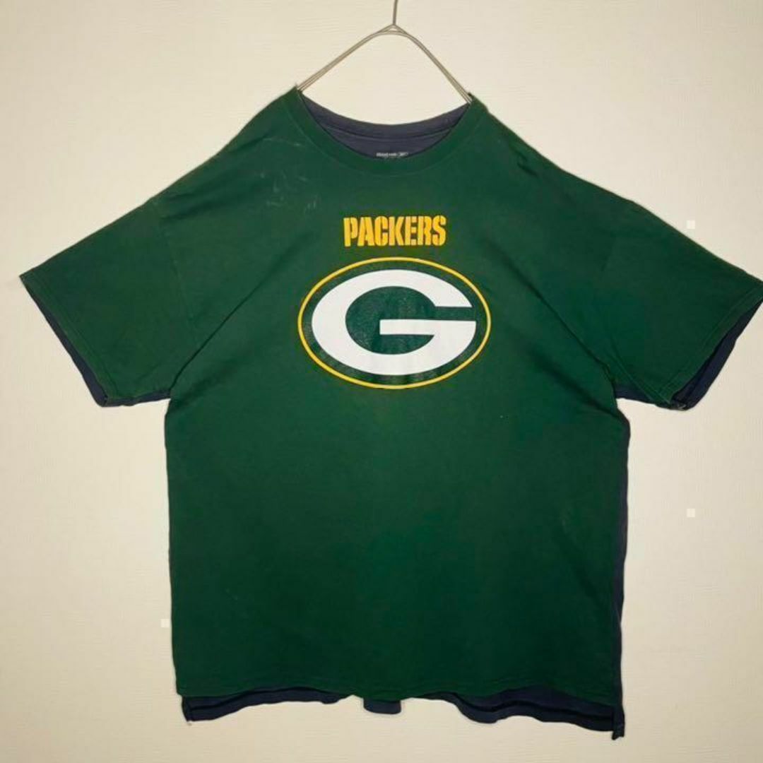 Reebok(リーボック)のReebok】 packers Tシャツリーボックパッカーズオーバーサイズ古着 メンズのトップス(Tシャツ/カットソー(半袖/袖なし))の商品写真