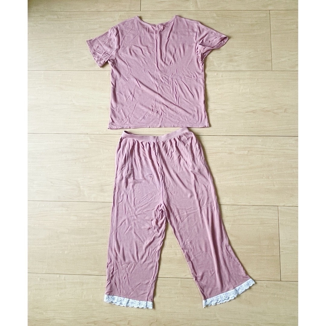 ルームウェア　半袖パジャマ　Ｍサイズ　ピンク レディースのルームウェア/パジャマ(パジャマ)の商品写真