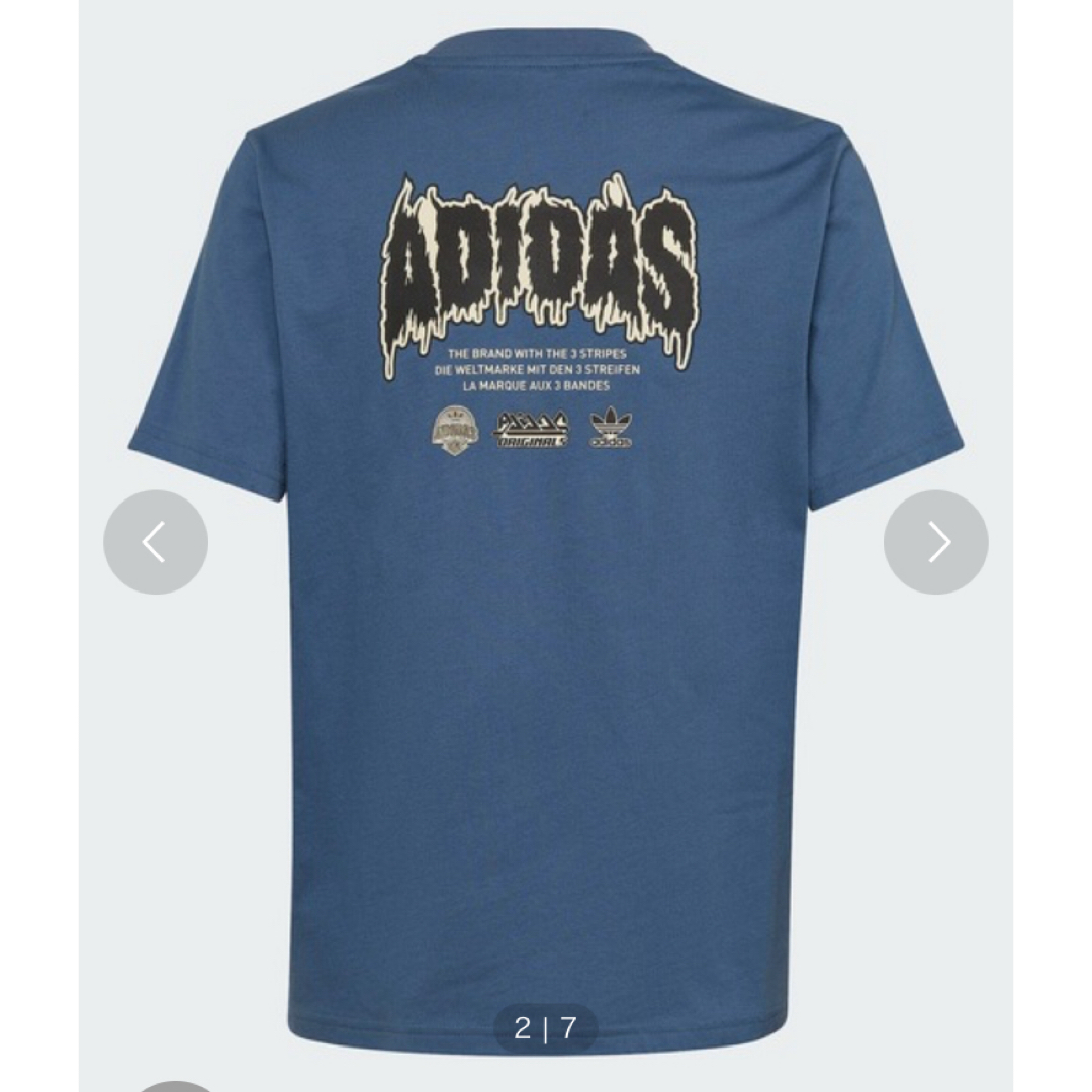 Originals（adidas）(オリジナルス)の値下【中古品】　キッズ　adidasオリジナルス　半袖Tシャツ キッズ/ベビー/マタニティのキッズ服男の子用(90cm~)(Tシャツ/カットソー)の商品写真