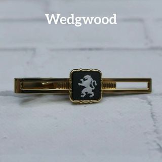 ウェッジウッド(WEDGWOOD)の【匿名配送】 ウェッジウッド タイピン ゴールド カメオ 黒(ネクタイピン)