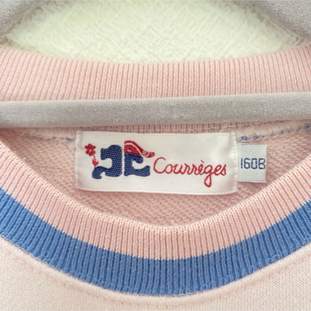 Courreges(クレージュ)の【レア★】 Courreges クレージュ トレーナー スウェット ピンク レディースのトップス(トレーナー/スウェット)の商品写真