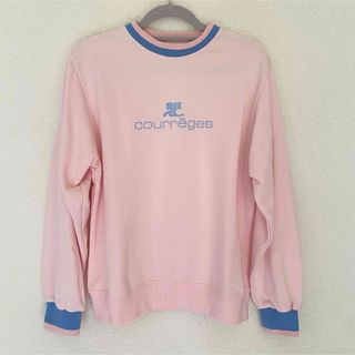 Courreges - 【レア★】 Courreges クレージュ トレーナー スウェット ピンク