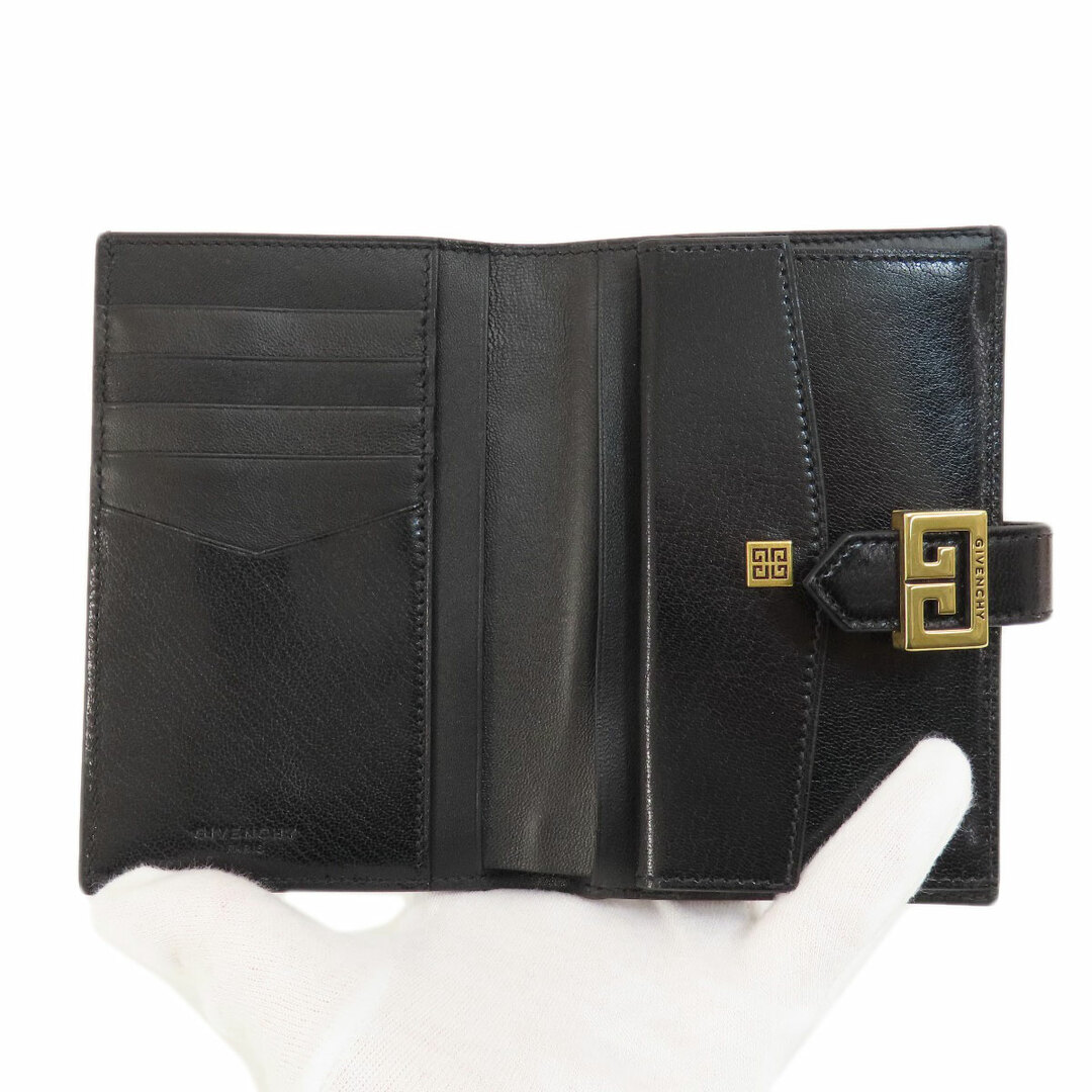 GIVENCHY - GIVENCHY ロゴ 二つ折り財布(小銭入れあり) レザー GIVENCHY - GIVENCHY ロゴ 二つ折り財布(小銭入れあり) レザー