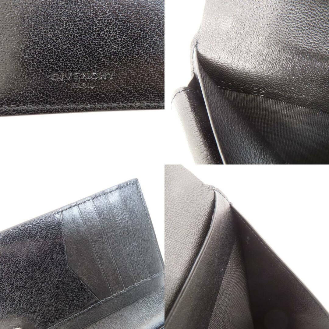 GIVENCHY - GIVENCHY ロゴ 二つ折り財布(小銭入れあり) レザー GIVENCHY - GIVENCHY ロゴ 二つ折り財布(小銭入れあり) レザー