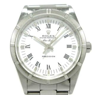 ロレックス(ROLEX)のROLEX(ロレックス) 腕時計 エアキング 14010M メンズ SS/エンジンターンドベゼル/10コマ(3コマ落ち) 白(その他)