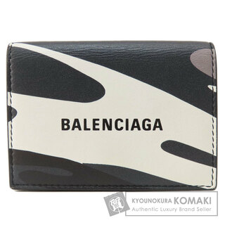 バレンシアガ(Balenciaga)のBALENCIAGA 594312 ロゴ 二つ折り財布（小銭入れあり） レザー レディース(財布)