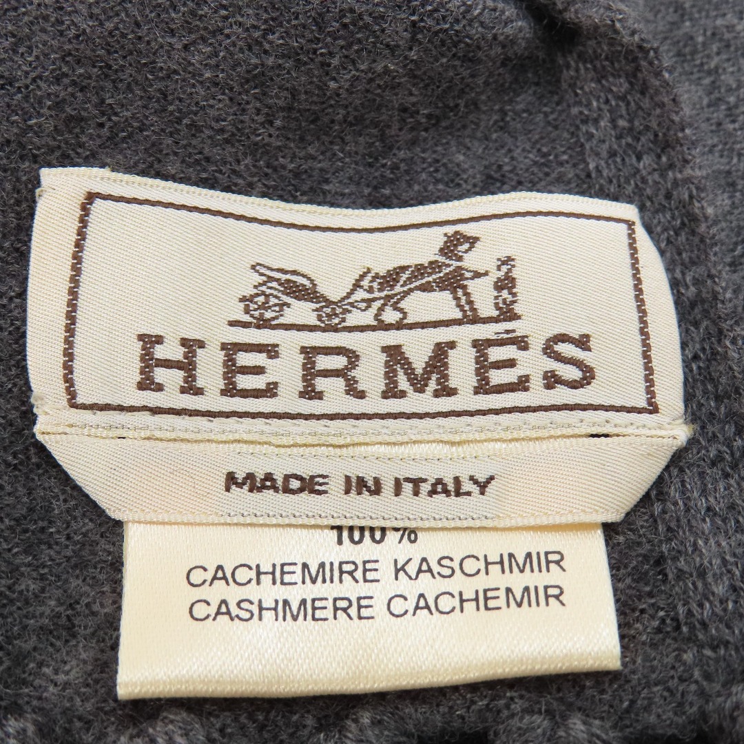 Hermes(エルメス)のHERMES シンプルデザイン マフラー カシミヤ レディース レディースのファッション小物(マフラー/ショール)の商品写真