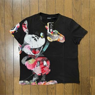 デシグアル(DESIGUAL)の新品タグ付☆DESIGUAL Tシャツ ディズニー ミッキー  ウィメンズ(Tシャツ(半袖/袖なし))