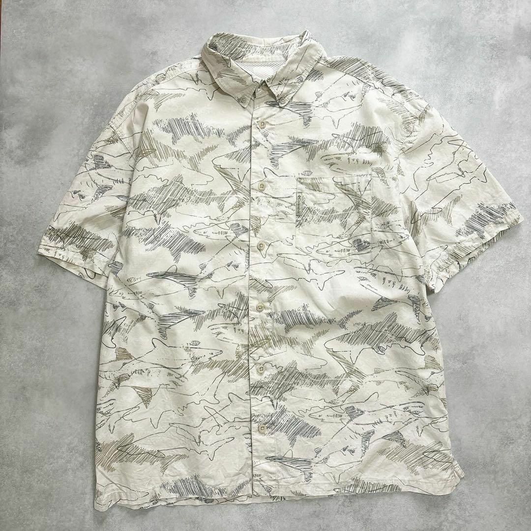 Columbia(コロンビア)のColumbia コロンビア　PFG 半袖　シャツ　古着　アウトドア　アメカジ メンズのトップス(Tシャツ/カットソー(半袖/袖なし))の商品写真