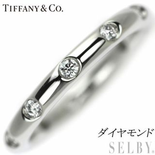 ティファニー(Tiffany & Co.)のティファニー Pt950 ダイヤモンド リング ビゼット フルダイヤ(リング(指輪))