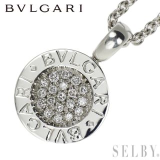 ブルガリ(BVLGARI)のブルガリ K18WG ダイヤモンド ペンダントネックレス ブルガリブルガリ(ネックレス)