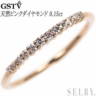 GSTV K18PG 天然ピンクダイヤモンド リング 0.15ct(リング(指輪))