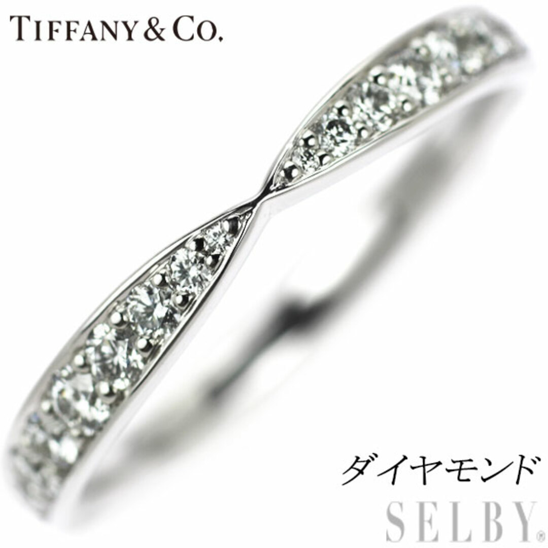 Tiffany & Co.(ティファニー)のティファニー Pt950 ダイヤモンド リング ハーモニー ハーフダイヤ レディースのアクセサリー(リング(指輪))の商品写真