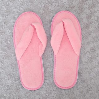 【再入荷】スリッパ ユニセックス ピンク 使い捨て 滑りにくい 室内(その他)