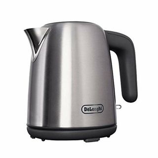 デロンギ(DeLonghi) シーン 電気ケトル 空焚き防止機能 自動電源オフ 1.0L SJM470J 幅220×奥行150×高170mm(本体) シルバー×グレー(その他)