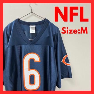 【美品】古着　NFL シカゴ　ベアーズ　ゲームシャツ　メンズ　M(Tシャツ/カットソー(半袖/袖なし))